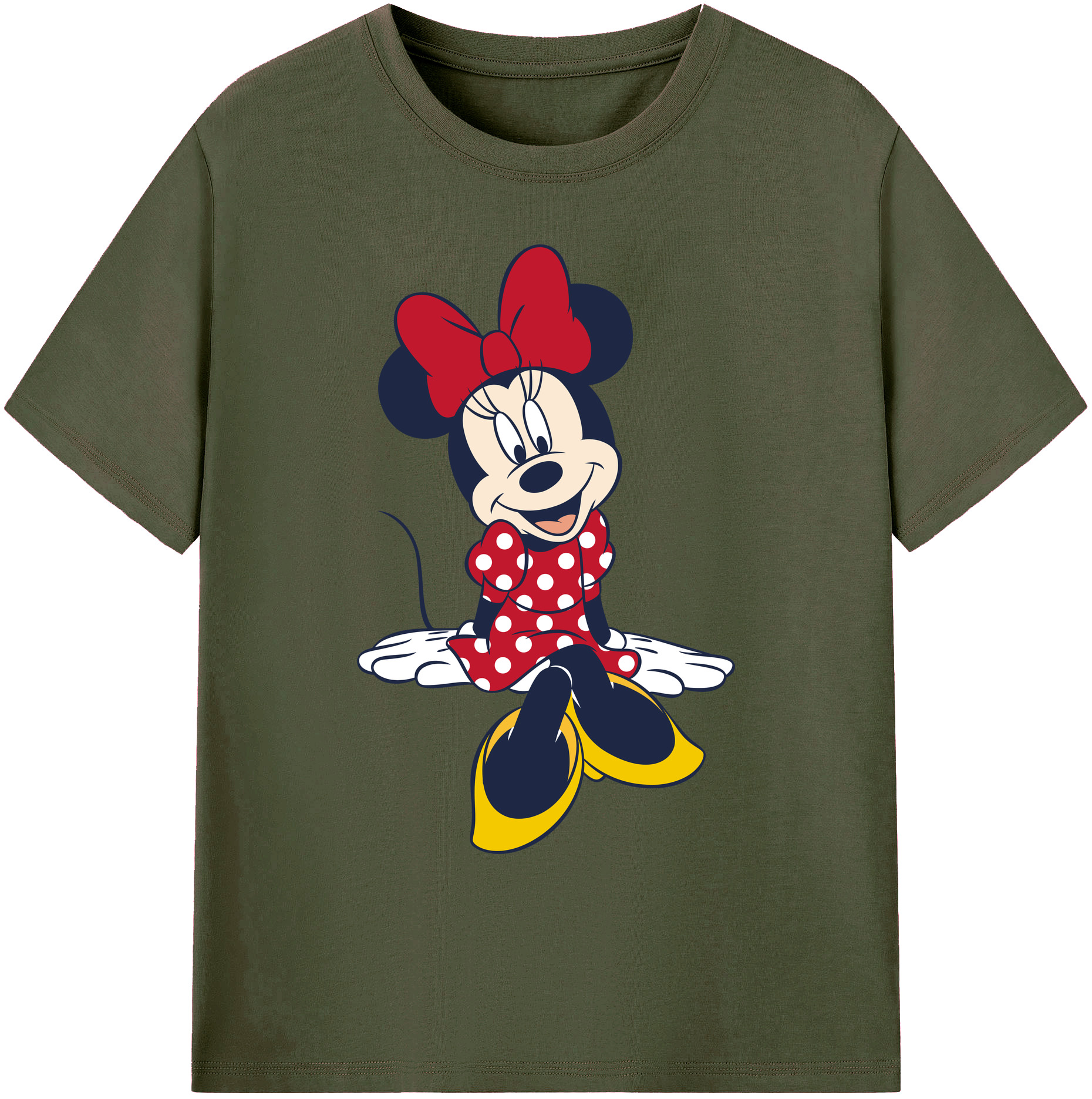 ミッキーマウス Mickey Mouse 綿100％ メンズ半袖Tシャツ｜肌触りやわらか＆通気性